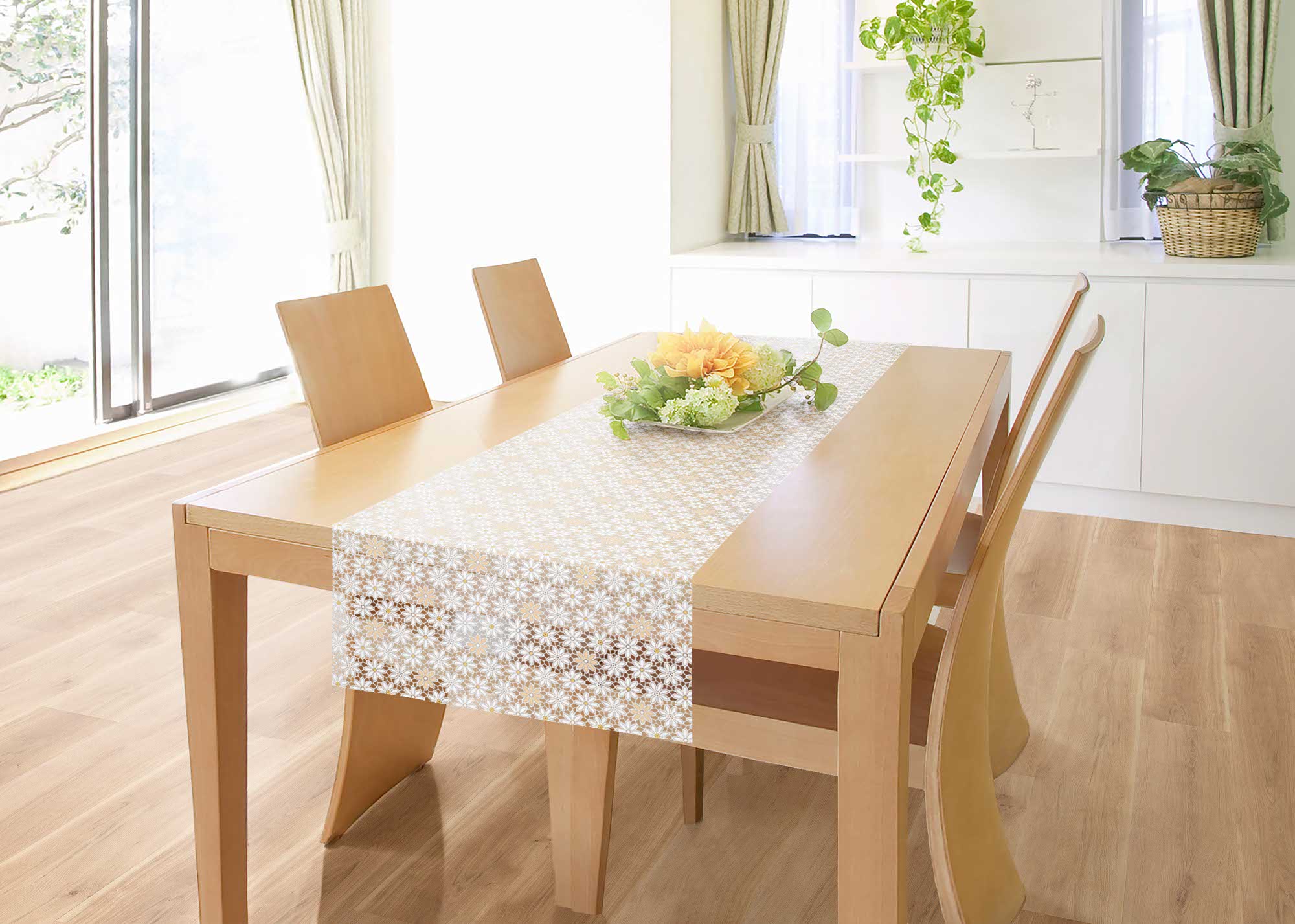 テーブルランナー SMー423 ブルー （幅 約40cm×長さ10cm