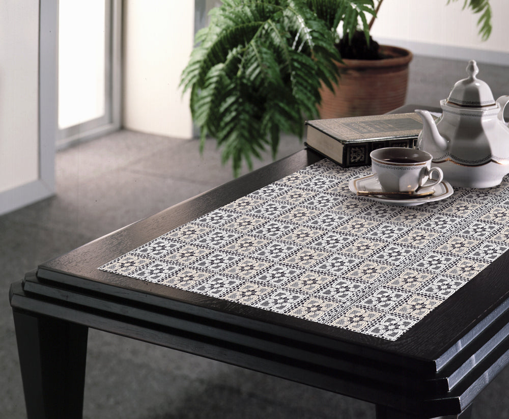 テーブルランナー SM－421 ベージュ （幅 約40cm×長さ