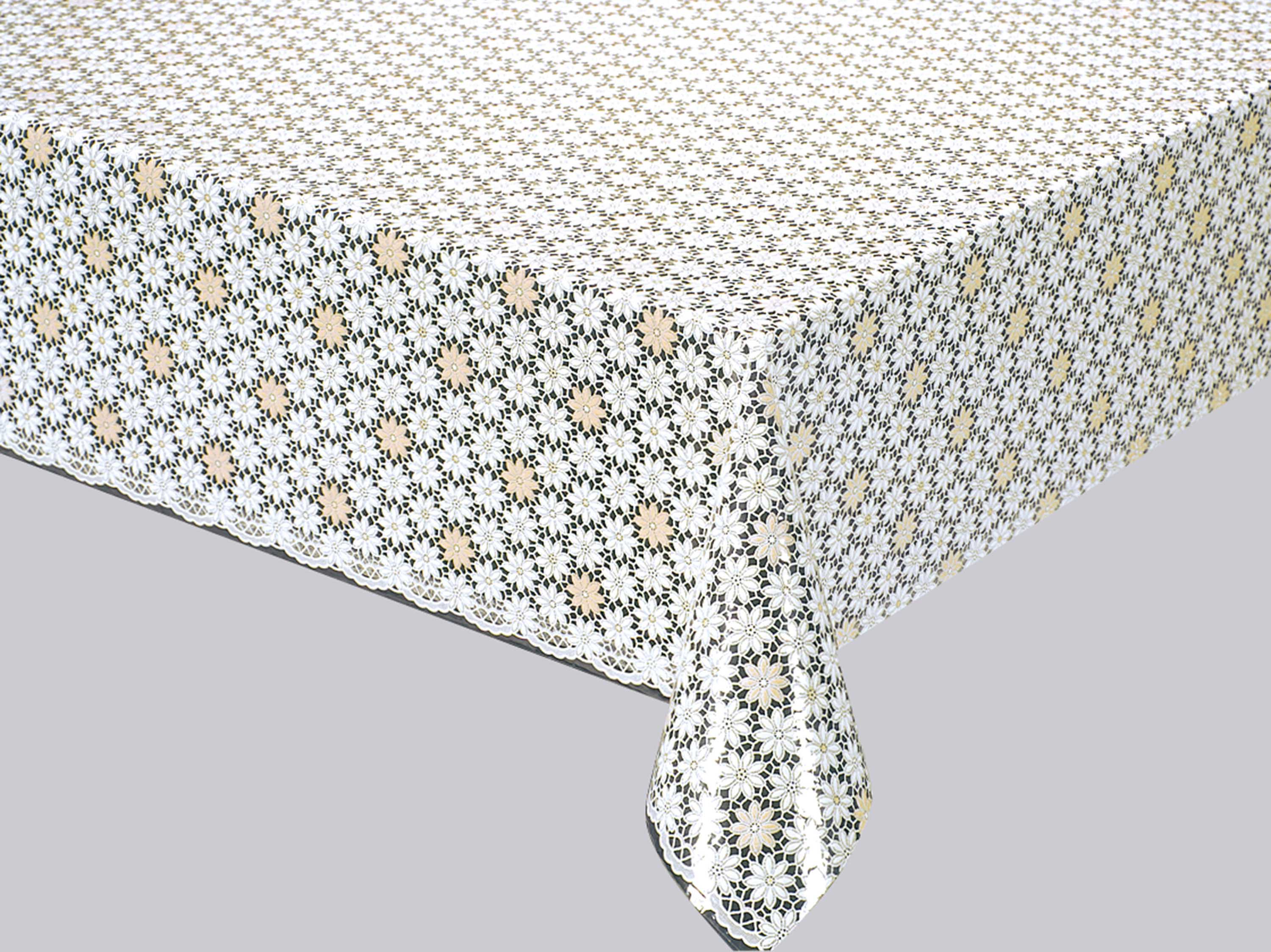 テーブルクロス M－723 ベージュ （幅 約135cm×長さ10cm