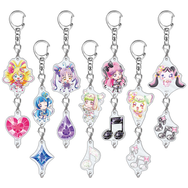 キミとアイドルプリキュア♪】LIVE2025 連結アクリルキーホルダー（全7