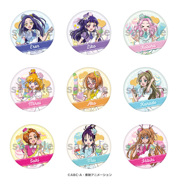 プリキュアオールスターズ】Precure Sweets Fair 缶バッジコレクション