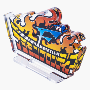 デジモンアドベンチャー02】ロゴ 刺繍キーホルダー デジモン