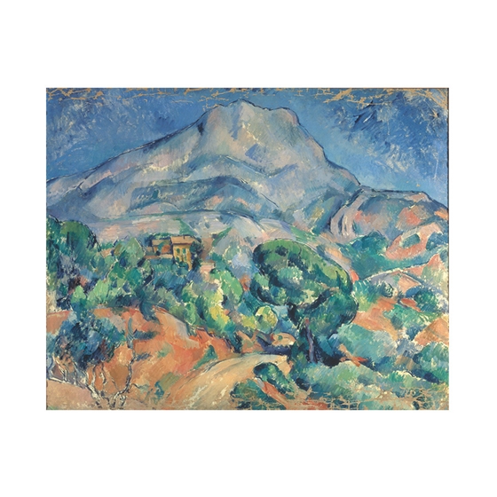 アフロプリント セザンヌ 『サント・ヴィクトワール山』 額縁付き M