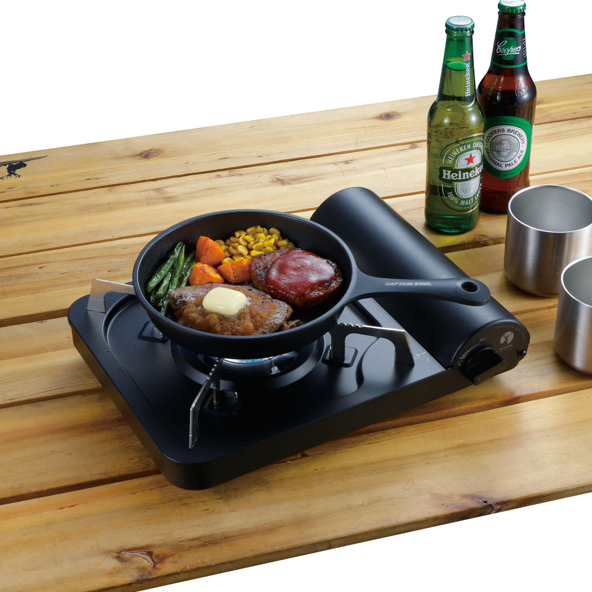 アルミ スキレット18cm ＜IH対応＞ -キャプテンスタッグ公式オンライン