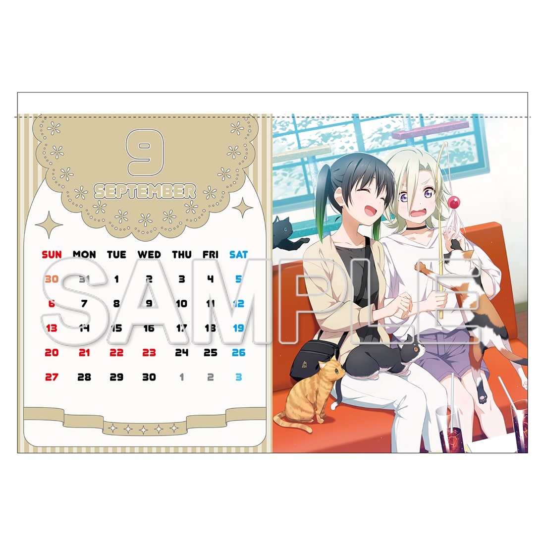 ラブライブ！虹ヶ咲学園スクールアイドル同好会』 カレンダー 2026