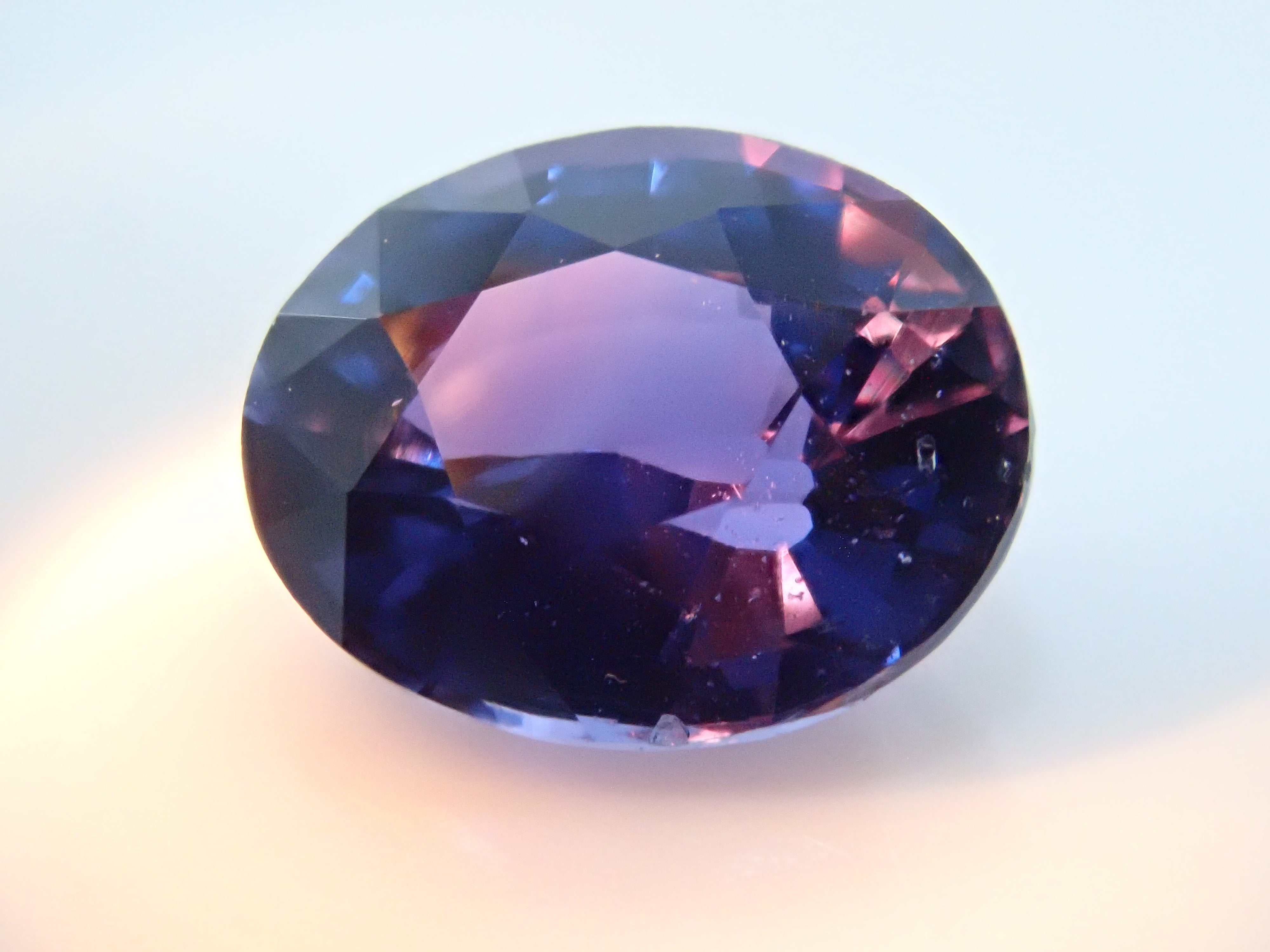 非加熱カラーチェンジブルーサファイア 1.450ctルース GIT