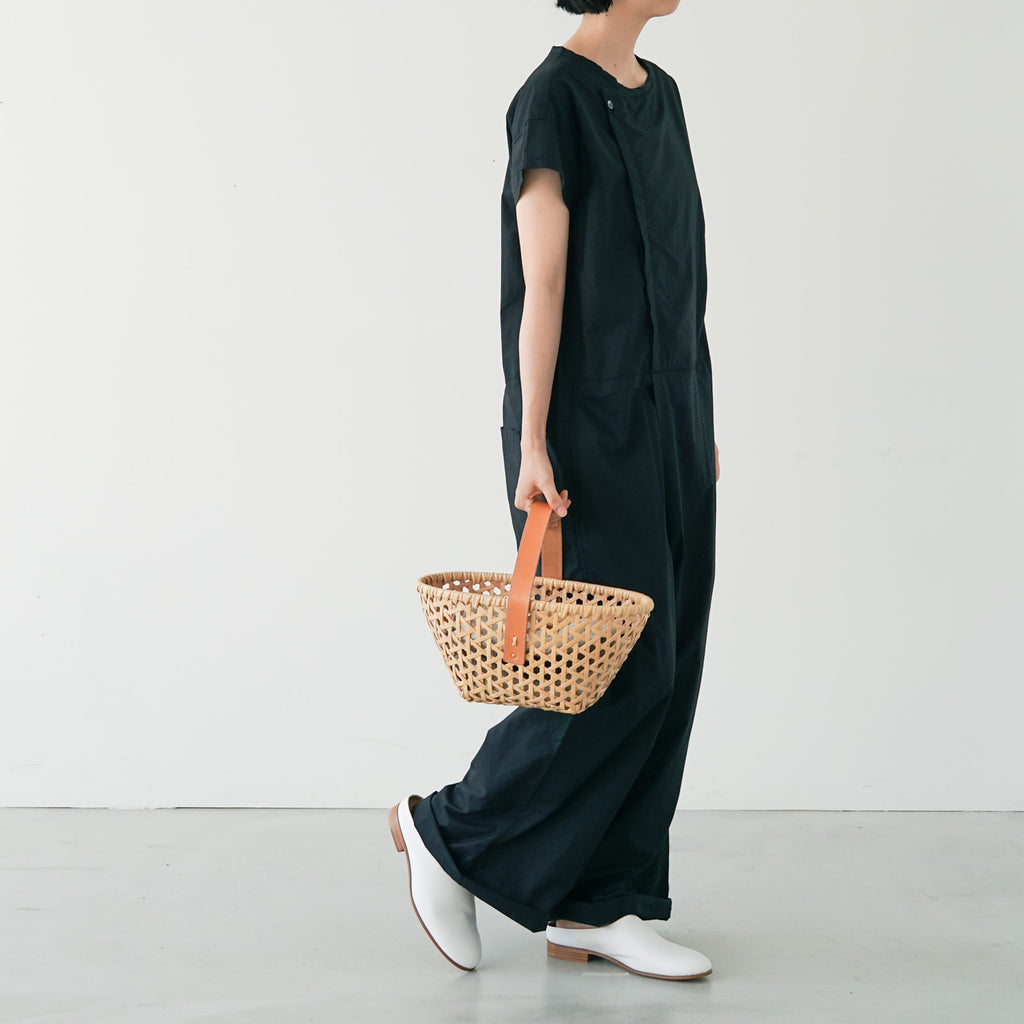 竹聲館 革持ち手バスケット ｜くらすこと公式オンラインストア