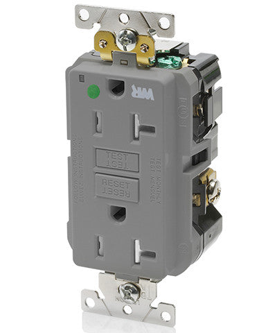 20A, 125V, Hospital Grade, Tamper/Weather-Resistant Duplex Self