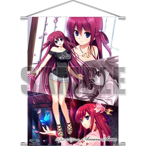 グッズ: グリザイアの果実 B1タペストリー 周防天音: キャラアニ