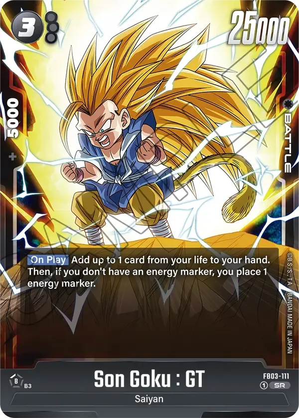 FB04-109 Son Goku : GT Dragon Ball Super Card Game Fusion World