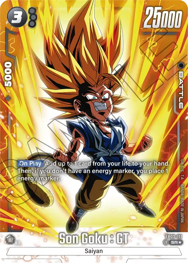 FB03-140 Son Goku : GT Dragon Ball Super Card Game Fusion World