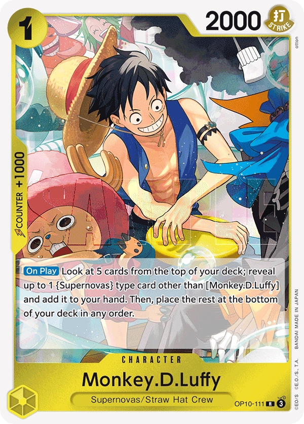 ST21-014 Monkey.D.Luffy One Piece Card Game Card | One Piece Card Game