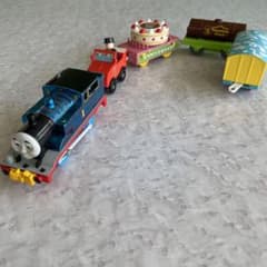 プラレールトーマス25周年青いピカピカトーマスのパーティーセット
