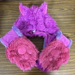 チェシャ猫 チシャ猫 不思議の国のアリス マフラーキャップ ファン