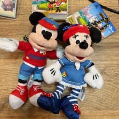 ミッキー ミニー ぬいぐるみバッジ 上海ディズニー ぬいぐるみ