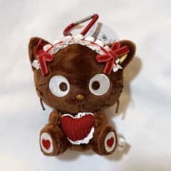 サンリオ チョコキャット カラビナ付きマスコット フリルハート SPINNS