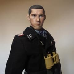 1/6 フィギュア ドイツ軍戦車兵 クリスチャン・ベール似 WW.II 戦車