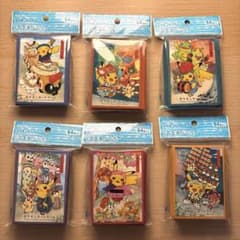 ポケモンセンタートウホク限定デッキシールド6種類 お祭りごっこ