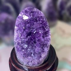 極上】ウルグアイアメジストクラスター原石（幸運水晶）天然紫水晶