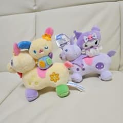 RODY×サンリオキャラクターズ ちいさなペアぬいぐるみ ウサハナ クロミ