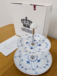 ロイヤル コペンハーゲン ブルーフルーテッド プレイン デザート