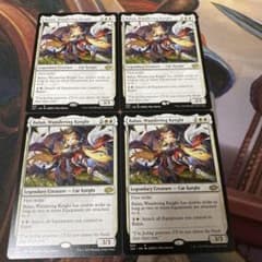 MTG 放浪の騎士、バーラン 4枚 アニメ絵 ジャンプスタート 英語 - メルカリ