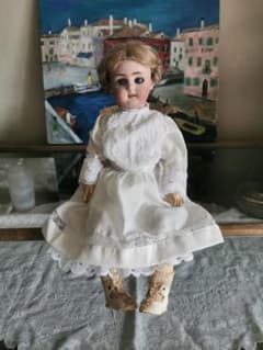 アンティークビスクドール シモン＆ハルビック 動く12関節 編込髪
