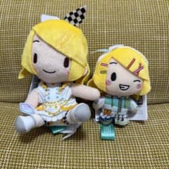 美品【プロセカ】ふわぷち ふわぷちミニぬいぐるみ ~鏡音リン~2種