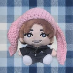 ピンク うさみみニット帽☆ストぬい ぬい服 SixTONES ぬいぐるみ