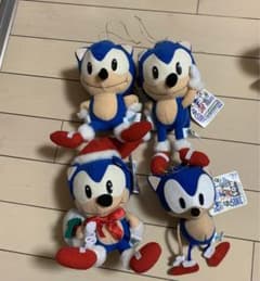 1991年SEGA ソニック・ザ・ヘッジホッグ ぬいぐるみ 4個セット - メルカリ
