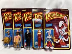 新品未開封品】ロジャー・ラビット アクションフィギュア 5体セット