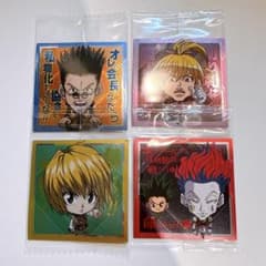 HUNTER×HUNTER ウエハースシール クラピカ レオリオ ビスケ ヒソカ