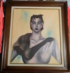 あさのまさひろ真作油彩肉筆10号 - メルカリ