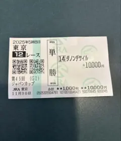 2026年最新】ダノンデサイル 馬券の人気アイテム - メルカリ