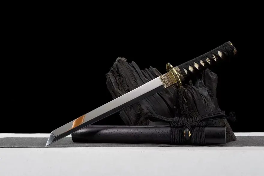 26寸銅装鋒鋼超鏡面武士刀『鏡面紅武士』 古兵器 武具 刀装具 日本刀