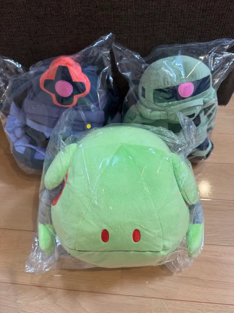 新品 VA fragment 機動戦士ガンダム ぬいぐるみ6個+おまけ付