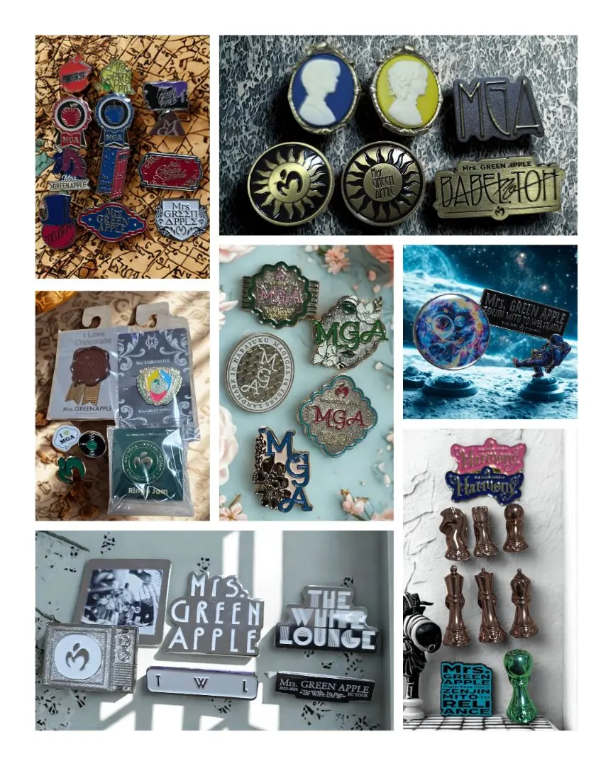 2026年最新】Mrs. GREEN APPLE ピンバッジ ensembleの人気アイテム