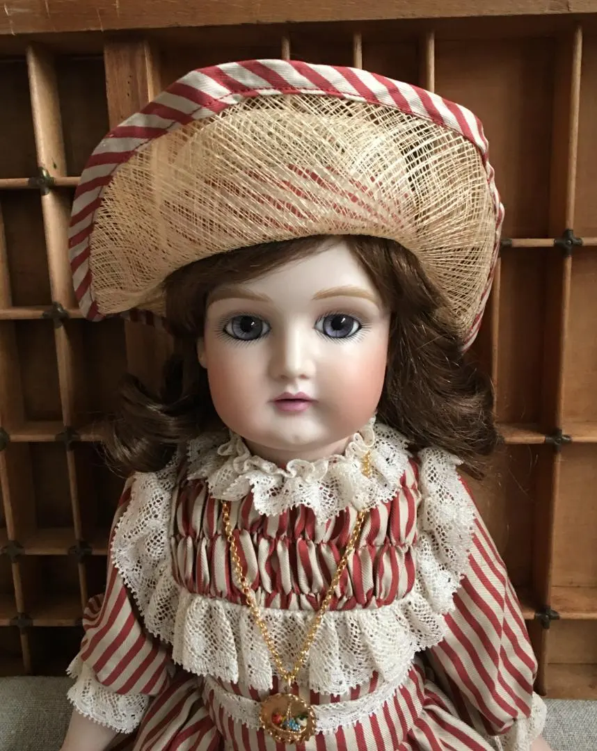 ブリュ レプリ革ボディー (2/22B) 作家様モノ ビスクドール 48cm