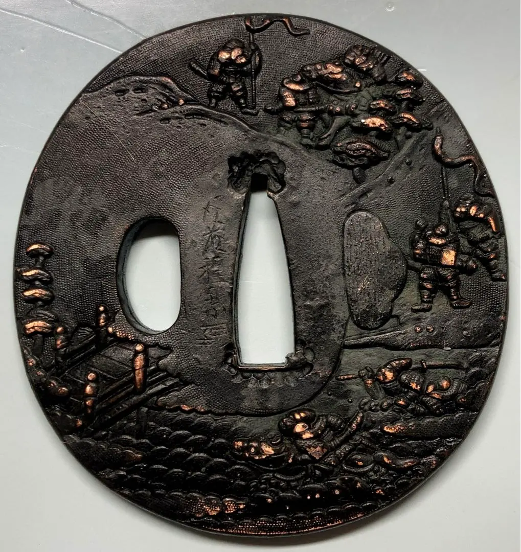 鍔6枚まとめ売り甲冑師鍔刀匠鍔金象嵌京透かし鍔