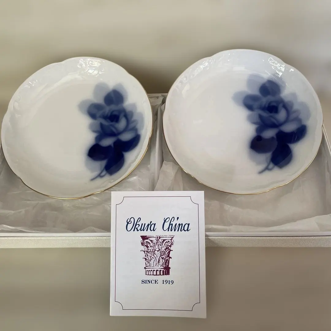 2026年最新】大倉陶園 ブルーローズ 銘々皿の人気アイテム - メルカリ