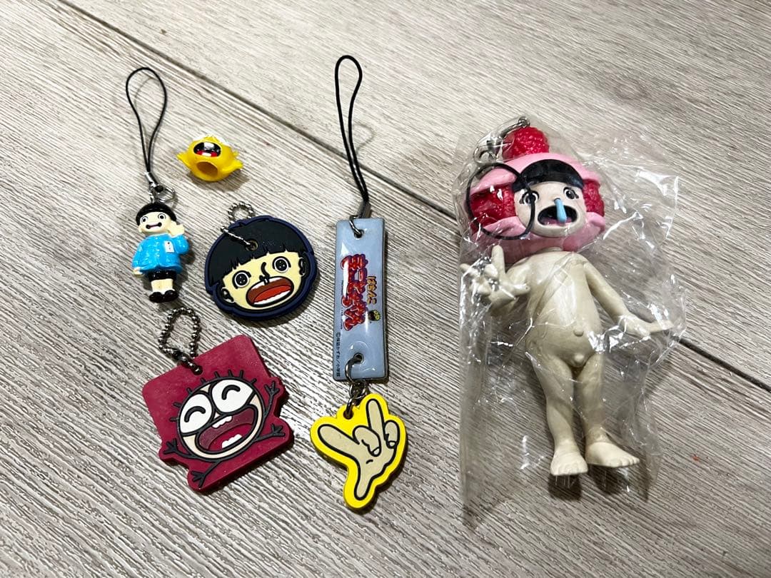 まことちゃん ストラップ キーカバー キーホルダー 6個セット 楳図