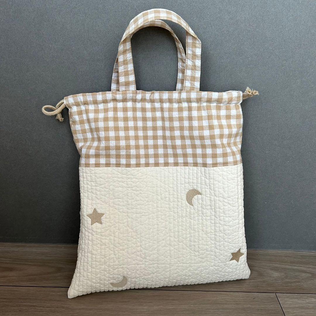 179/ムーンスター]【オリジナル刺繍】入園入学セット＊レッスンバッグ