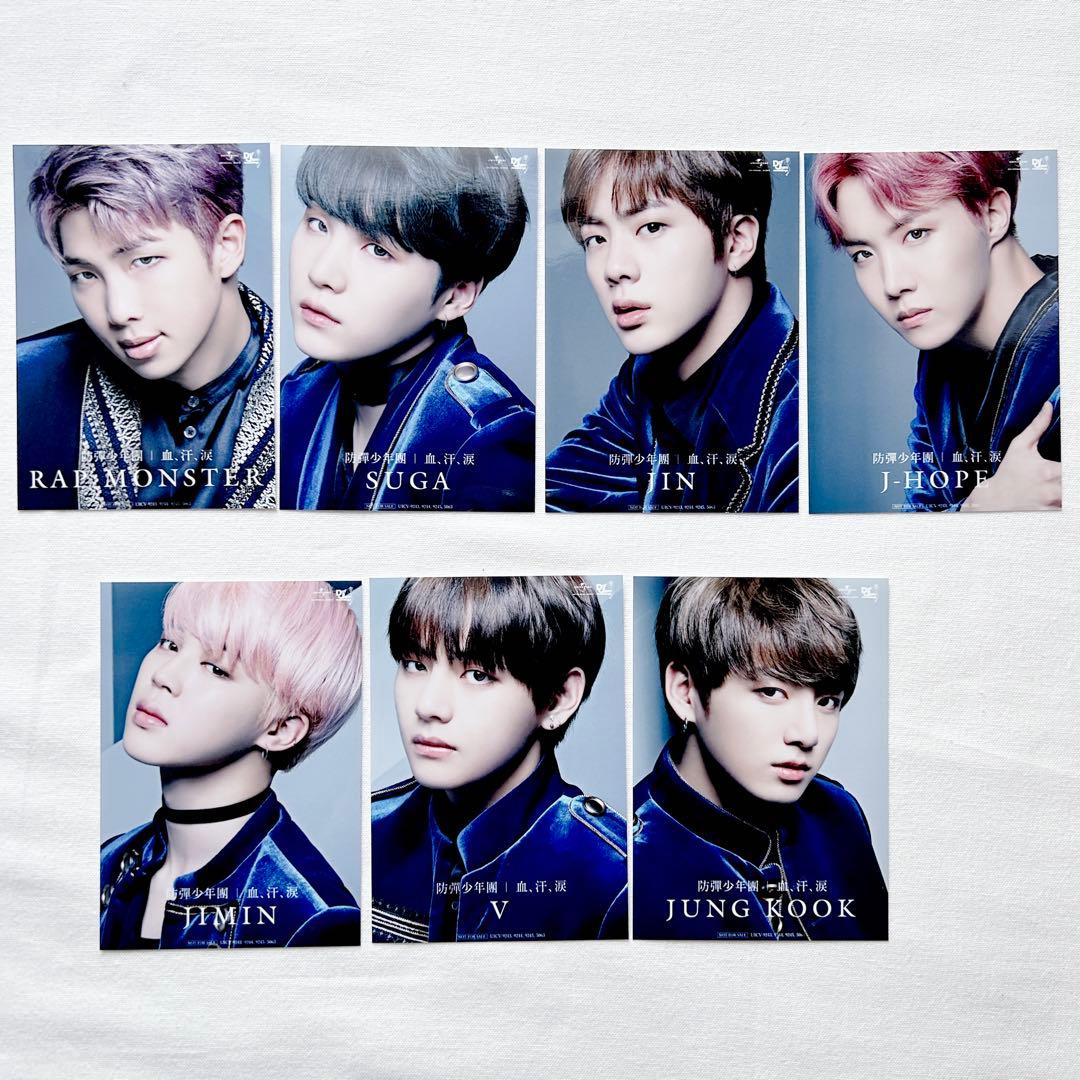 BTS 血汗涙 ユニバ特典 生写真☆匿名配送 - メルカリ