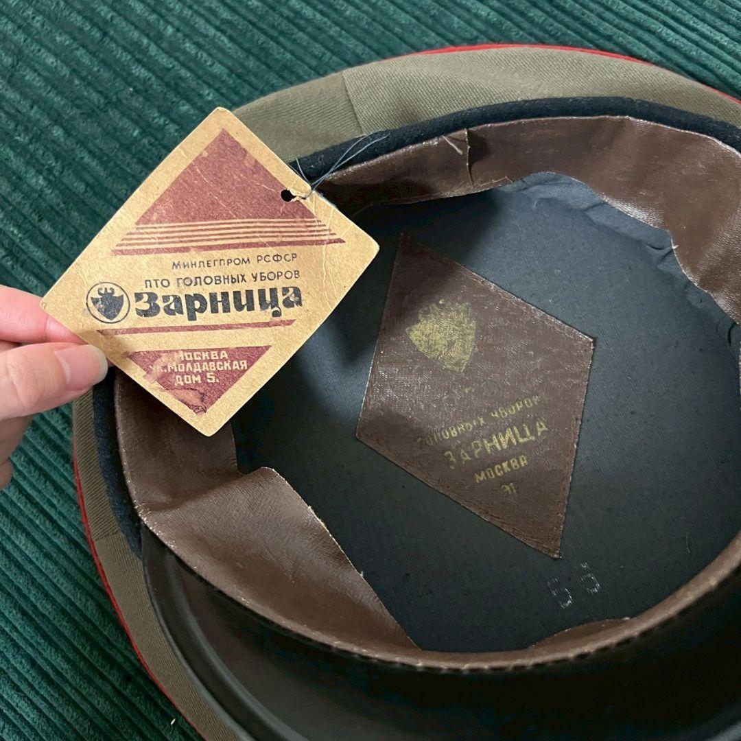 ソ連軍兵士 旧ソ連 ロシア 軍帽 帽子 当時物 ヴィンテージ ミリタリー