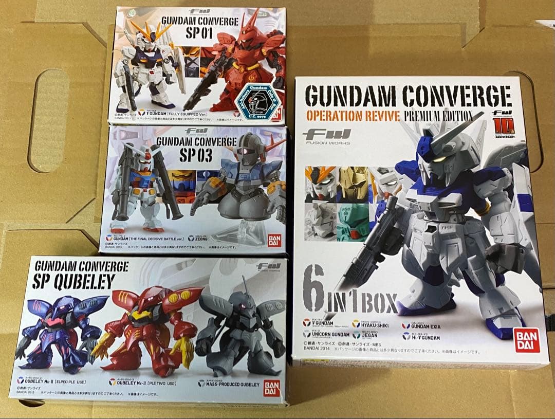 新品未開封　ガンダムコンバージ　SP01、SP03、SPキュベレイ、他４種セット Amazon | (仮) FW GUNDAM CONVERGE SP03 (食玩) 通販