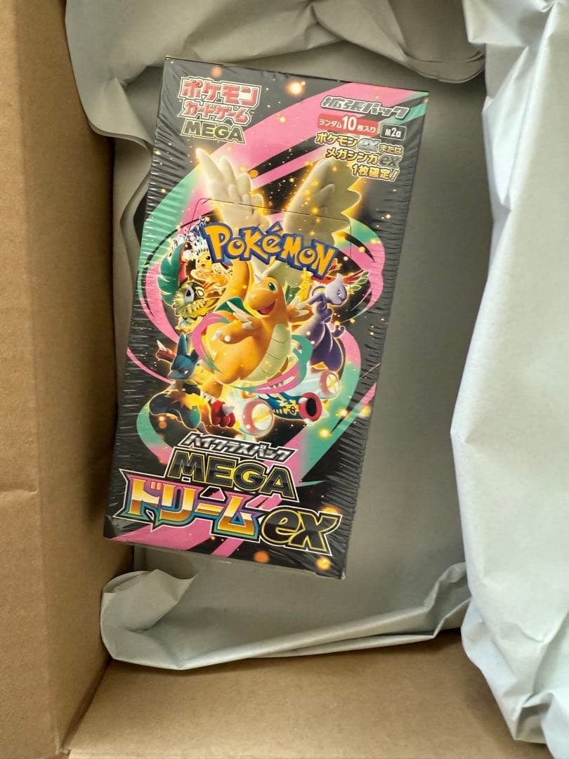 ポケモンカード MEGAドリームEX 10パック入りシリンク付き ポケモンカードゲーム MEGAドリームEX 10パック入りシュリンク付き