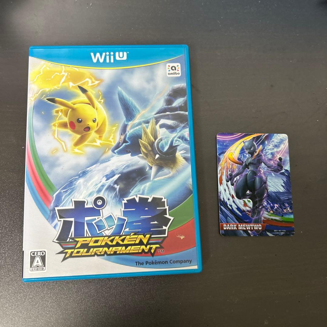 WiiU ポッ拳 初回特典 ダークミュウツー カード付き - メルカリ