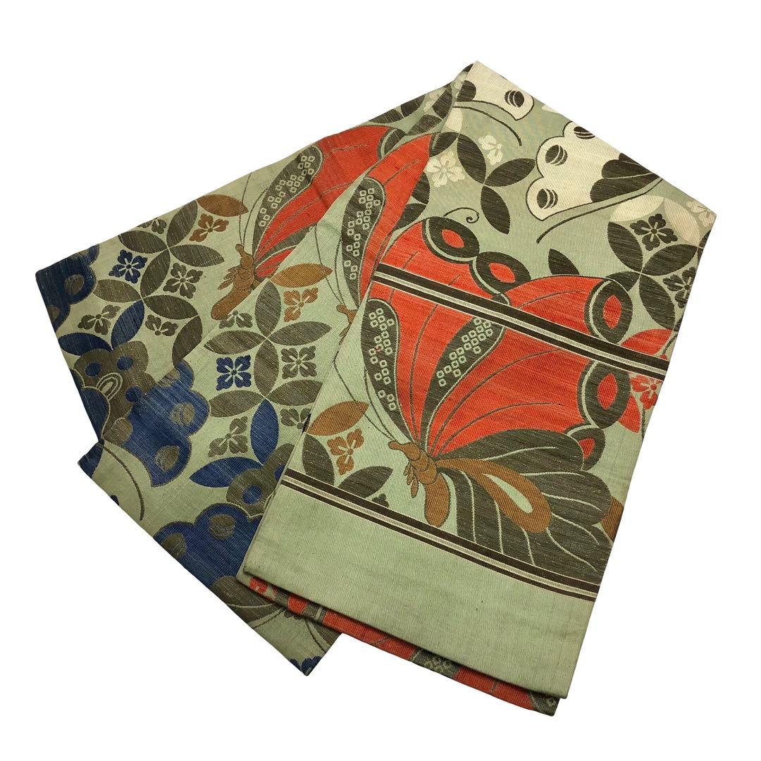 子供着物 子供帯 七五三 7歳 蝶々 七宝 CO-8127 七五三レンタル(7歳女の子結び帯)7297 JILL STUART 蝶々 薄紫 | 着物