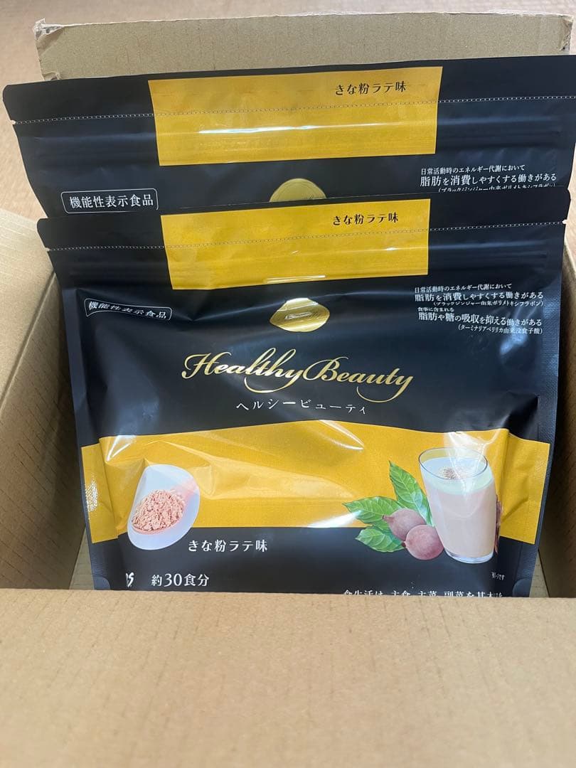 Healthy Beauty きな粉ラテ味　2袋　【匿名発送・送料込】 Healthy Beauty きな粉ラテ味 約30食分✖︎2 カーブス - メルカリ