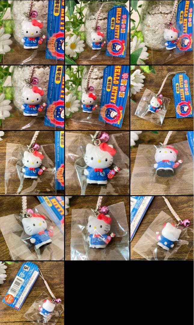 激レア】ご当地キティ 根付 ファスナーマスコット ストラップ 8個